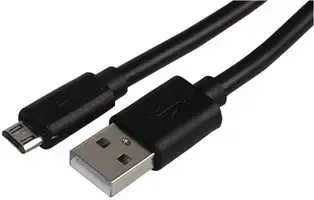 USB to Micro USB Plug Black Charge and Sync Cable - 1.5m -  C-USB-MI-TH
