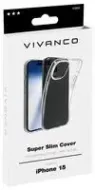 Super Slim Cover iPhone 15, Transparent - 63892