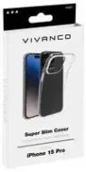 Super Slim Cover iPhone 15 Pro, Transparent - 63903