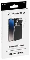 Super Slim Cover iPhone 15 Pro, Transparent -  63903